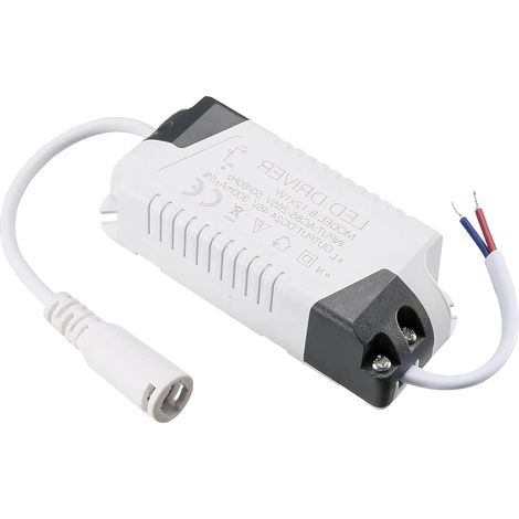 85-265V LED Pilote x 1 Pièce Carbone Acier Alimentation Transformateur Constante Courant 300mA pour LED luminaire, Ordinateur Projet, Extérieur luminaire, [Gris] (1/5)