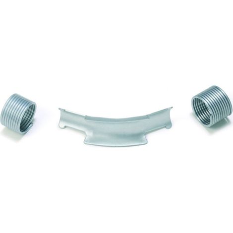 Rehau Rohrführungsbogen 16mm, 45 Grad, Stahl verzinkt, für Sanitär