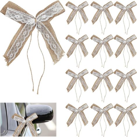 Lot de 30 nœuds décoratifs pour voiture, rubans décoratifs pour voiture, chambres, vêtements, cheveux (1/5)
