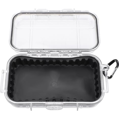Étui de rangement étanche, antichoc et imperméable pour la survie en extérieur (transparent) (1/5)