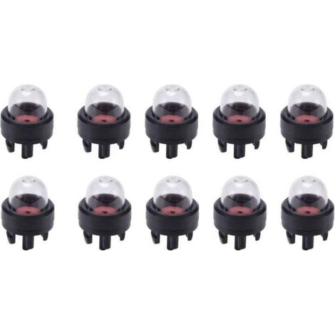 Vtizikl 10 Pièces Ampoule Amorçage D'essence, Ampoule de Carburant Pompe, Bulle D'huile de Carburateur, pour Stihl/Weed Eater/McCulloch/Ryobi Echo (1/4)