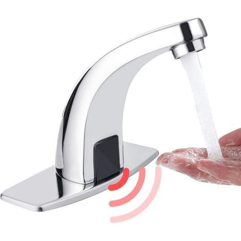 Robinet infrarouge automatique, adapté aux lavabos de salle de bain, etc (1/5)