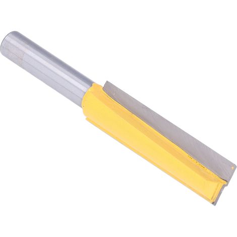 Fraise droite en acier au tungstène pour défonceuse à rainure en serrure, fraise à bois pour le travail du bois tendre (1/5)