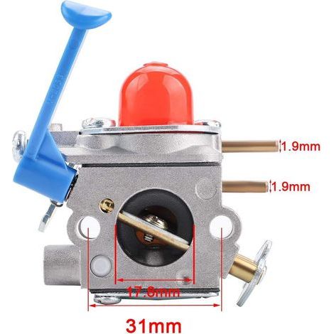 Carburateur Zama C1Q-W38 adapté pour débroussailleuses Husqvarna 124C, 124L, 128C, 128LD, 128LDX, 128R, 128RJ de jardin (1/5)
