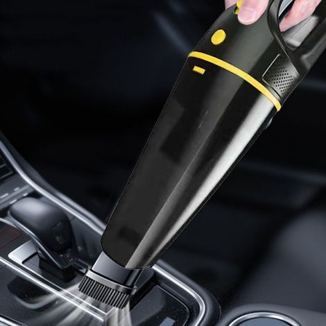 Idéal pour les soldes de la Saint-Valentin de Kayannuo : Aspirateur de voiture - petit aspirateur de voiture portable et puissant avec accessoires, kit de nettoyage détaillé de format voyage. (1/2)