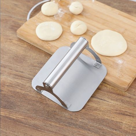 Pressoir à viande - acier inoxydable - carré 147,5cm  Convient pour la cuisine, les hamburgers, les tartelettes et le barbecue (1/5)