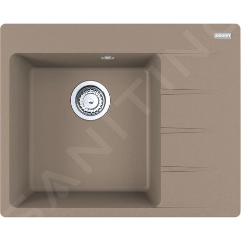 Franke Centro - Évier en Fragranite CNG 611-62 TL/2, 62x50 cm, cachemire 114.0637.501 (1/3)