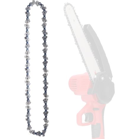 Cadena de repuesto de 8 pulgadas fácil de instalar para motosierras, accesorio de repuesto para sierras eléctricas para cortar madera. (1/5)