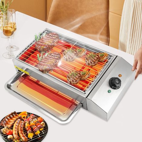 Four électrique à gril Température réglable Four à gril Cuisinière de camping 2.6KW (1/5)