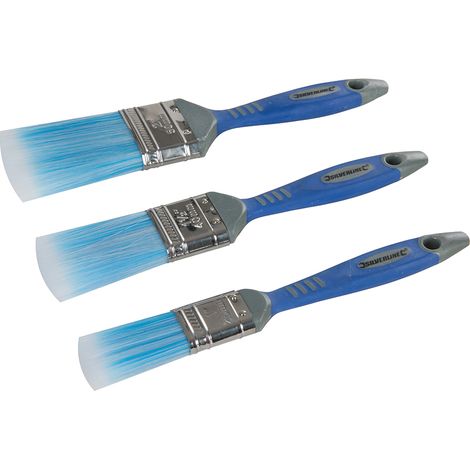SILVERLINE 344268 SYNTHETISCHE MALERPINSEL, 3 STÜCK (1/2)