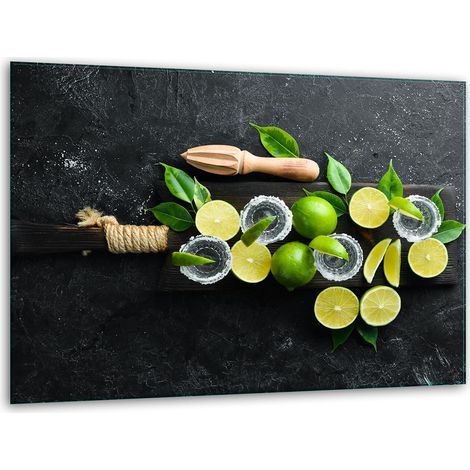 Support pour planche à découper en verre 40x30 fruits (1/5)