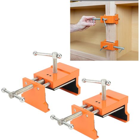 Lot de 2 pinces de perçage pour armoire de rangement en bois, pince pour perforatrice, pince pour armoire d'exposition, pince à perforer pour le travail du bois (1/5)