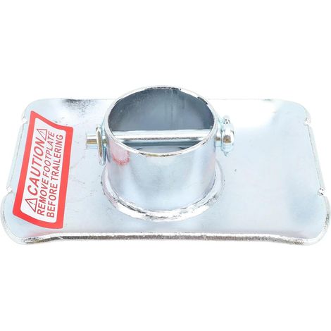 Pied de Cric de Remorque, Plaque de Pied de Cric de Remorque avec Base à Broches, capacité de 5 000 LB, Accessoires de Remorque de 2 Pouces de Diamètre pour Un Bateau à Cadre RV (1/4)