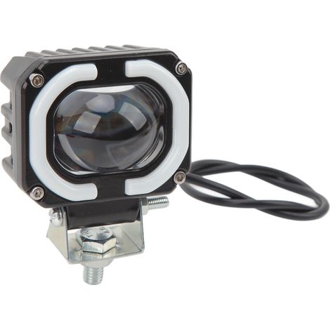 Projecteur LED 10-60V 2000LM IP67 Étanche Cube de Travail Double Lentille pour Camion Voiture SUV Quad SSV Bateau Moto Halo Blanc (1/5)