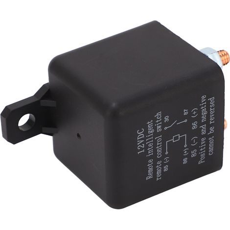 Relais 12V sans contact 200A, interrupteur à bobine de cuivre, télécommande sans fil double pour voiture, contrôleur à distance 12 volts, module relais haute puissance 200 ampères (1/5)