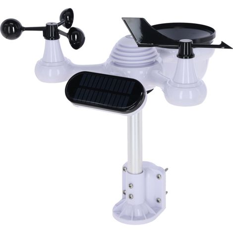 Kerbl Digitale Wetterstation 7 in 1 Wifi, App, misst Wind, Regen, UV, Luftdruck (1/5)