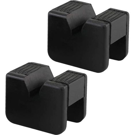 2 patins en caoutchouc pour cric de voiture, protection horizontale anti-rayure, compatible avec arceaux métalliques, usage automobile et domestique (1/5)