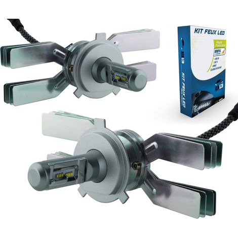Kit Ampoules BiLED H4 12G 60W 5500Lms 6000K Premium LED - Lamelles (1/5)