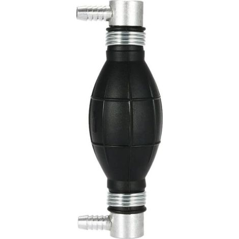 UlisemPompe à Main Essence en Caoutchouc - Poire d'Amorçage Carburant pour Voitures, Motos et Bateaux 10mm(Noir) (1/3)