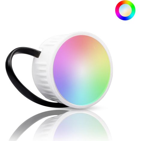 Flaches Smart RGB+CCT LED Modul 4,8W 230V Tuya/2.4G Farbwechsel für Einbaustrahler