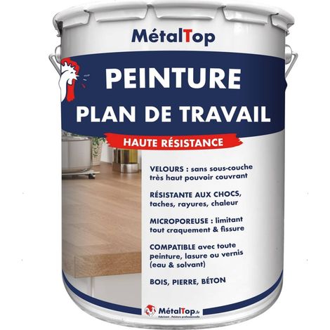 Peinture Plan De Travail - Pot 15 L - 2011 - Orange foncé - Metaltop