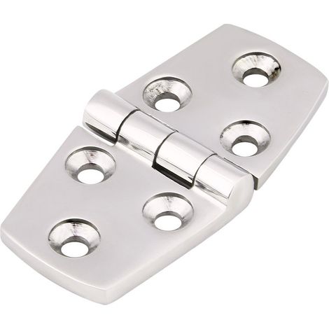 Türscharnier für Boote, hochglanzpoliertes Edelstahl-Ersatzscharnier für Bootskabinentüren (76x38). (1/5)