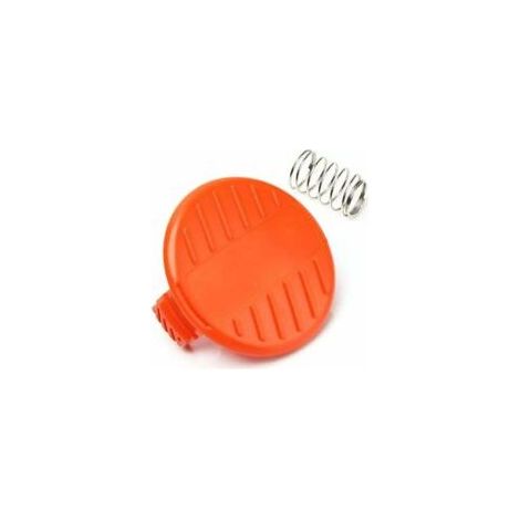 Spulenkappenabdeckung und Feder als Ersatzteile für BLACK+DECKER STC1815, GL4525 Rasentrimmer, 385022-03 Crezuo (1/3)