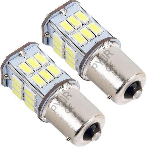 2er-Pack BA15s 5W weiße 600lm LED-Lampen für Rückfahrscheinwerfer in Auto, Boot und Wohnmobil