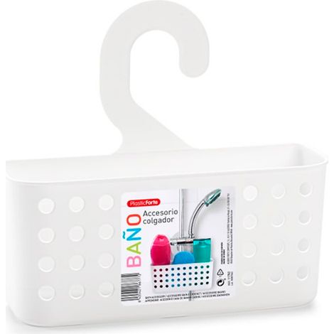 COLGADOR BAÑO BLANCO