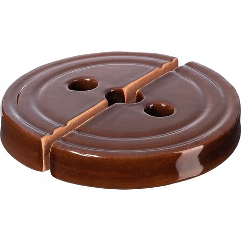 KADAX Beschwerungsstein, Fermentiergewicht aus Steingut 17cm, 1,3kg