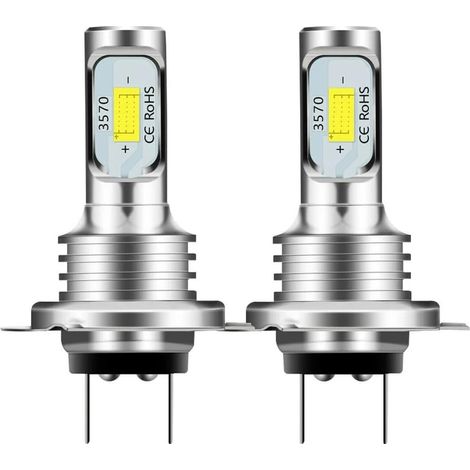 Kit di 2 fari a sfera H7 6000K, lampadine per proiettori per auto impermeabili, LED, ricambi auto, accessori (1/4)