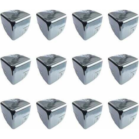 Furniture Protection Metal Corner Protectors Table Corner Protector 12 Pieces Metal Edge Corner Protector Brackets Corner Protectors for Sharp Tables and Furniture (1/5)