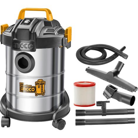 ASPIRAPOLVERE-LIQUIDI INOX 12L 800W (1/5)