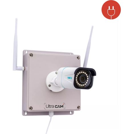 Contrôleur 4G IP65 + Caméra 4K / Détection intelligente / Vision nocturne 30m / IP66 + Carte SD (UltraCAM) (1/5)