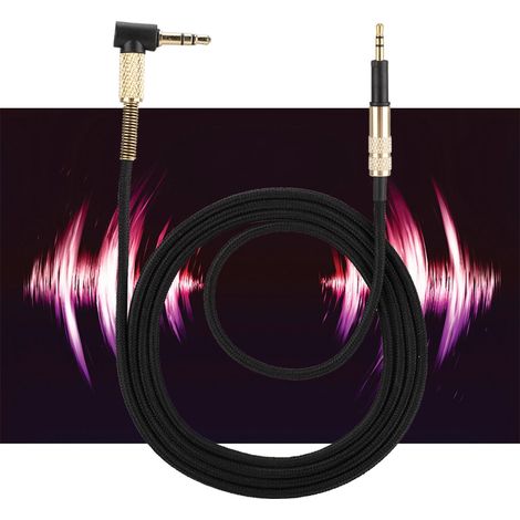 Câble de remplacement tressé pour casque AKG K450 K451 K452 K480 Q460, longueur 123 cm, sans micro (1/4)