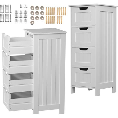 Salle de bain sous l'évier armoire de rangement lavabo armoire maquillage porte meubles unités (1/5)
