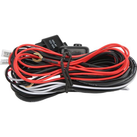 Modification de Lampe de Voiture Harn de Commutateur d'automobile AA1103 12V Groupe de Deux Fils Entraînés pour le Remplacement de l'ajout de Phares Antibrouillard Harnais (1/5)