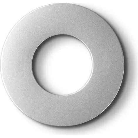 Maniglia rotonda effetto alluminio 135x74x26mm - 310 Giotto