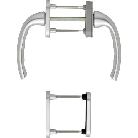 HOPPE® Fenstertürgriffgarnitur Tôkyô 0710RH/66N/U26, Aluminium, 2017826 (1/2)