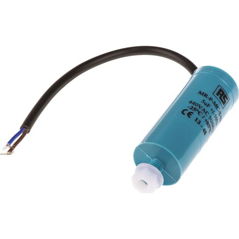 Condensateur à couche mince RS PRO 5µF 440V c.a. ±10% ( Prix pour 1 ) (1/2)