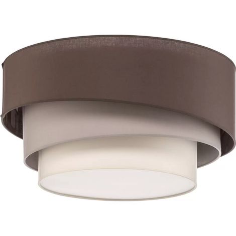 [NEUWERTIG] Euluna Trio Max Decke ø60cm Cappuccino Ecru Grau E27 Deckenleuchte Lampe Leuchte B-Ware (1/2)