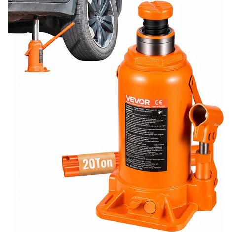 Capacité 20 t pour lever en sécurité, cric hydraulique à selle antidérapante pour garage et réparation auto (1/5)
