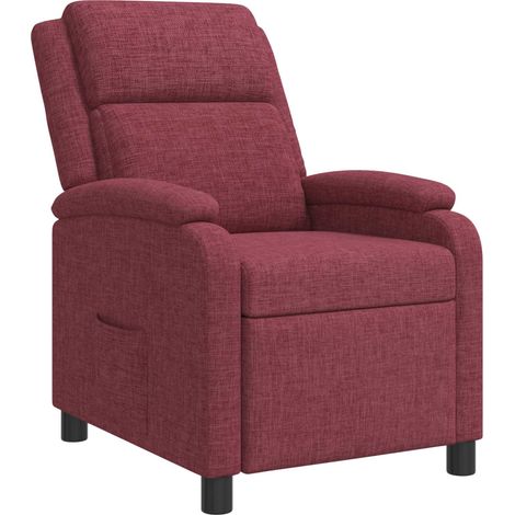 Fauteuil inclinable Bordeaux Tissu (1/5)