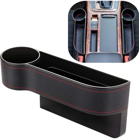 Das Staufach zwischen Vordersitz und Handschuhfach, das hochwertige Armaturenbrett aus PU-Leder mit Getränkehaltern und Ablagefächern für wichtige Gegenstände im Auto (Beifahrerseite) sind alle inbegr