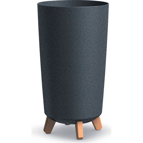 Prosperplast Blumentopf GRACIA TUBUS SLIM Eco Wood Anthrazit 23,9 cm (1/2)