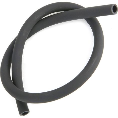 Durite noire longueur 50 cm. Ø Intérieur 6 mm, extérieur 9 mm
