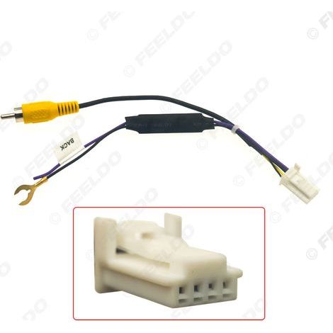 Compatible with the original Nissan reversing camera adapter cable, reverse gear cable, 4-pin camera conversion cable and 4-pin reversing camera cable. (1/5)