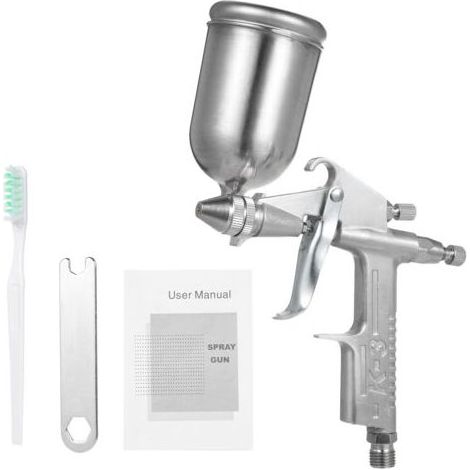 \u200cMini machine à peinture HVLP à faible volume Buse 0.5mm avec cupule 150cc (alimentation par gravité) Idéal peinture maison, automobile et meubles\u200c Portable et léger (1/5)
