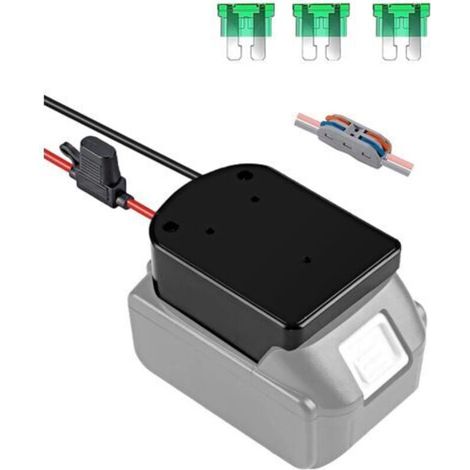 Adaptateur de batterie 18 V pour batterie Makita 18 V avec câble 14 AWG, convertisseur de batterie, jouet de mise à niveau, ABS modifié, compatible avec Makita BL1815 BL1830 BL1840 BL1850 (1/5)