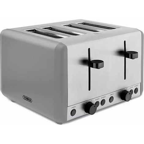 Tower Sera 4 Slice Toaster Grey (1/4)